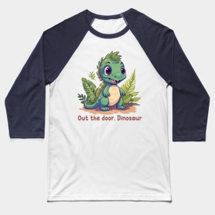 Out the door, Dinosaur Baseball T-Shirt